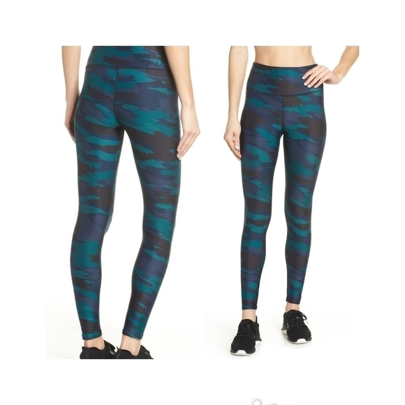Soul By Soulcycle High Waisted Camo Tights - Picture 1 of 8